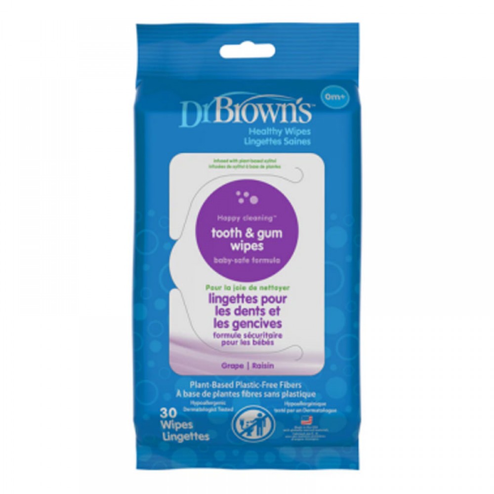 Μωρομάντηλα Dr. Brown's Δοντιών & Ουλών (30 τεμ.)