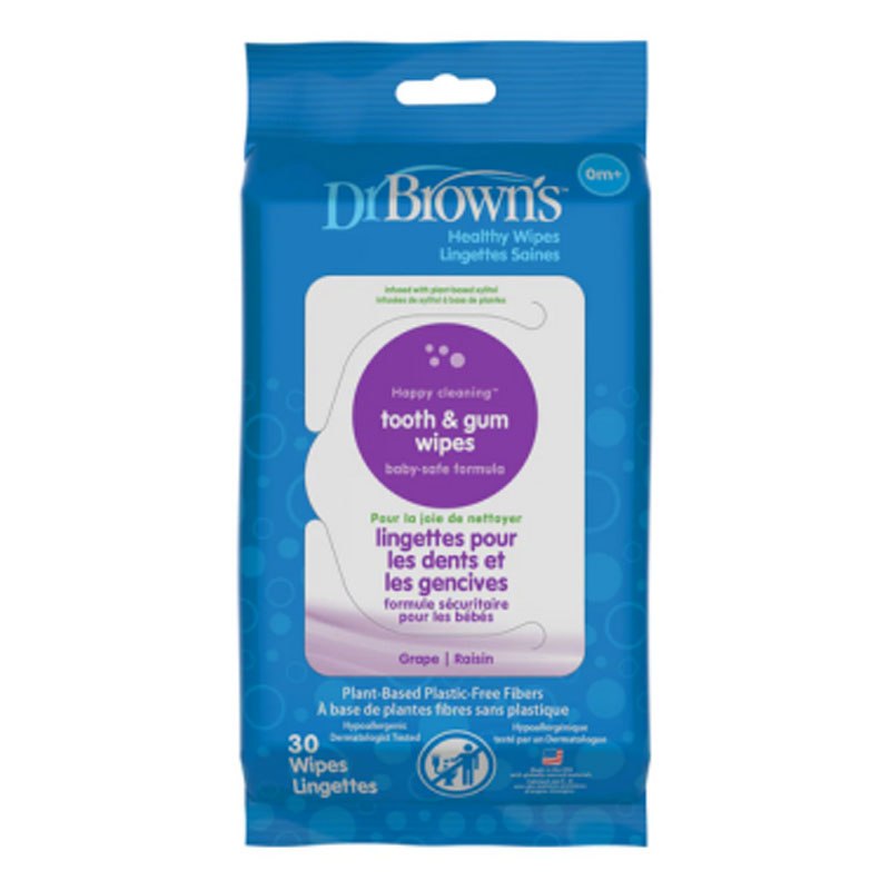 Μωρομάντηλα Dr. Brown's Δοντιών & Ουλών (30 τεμ.)