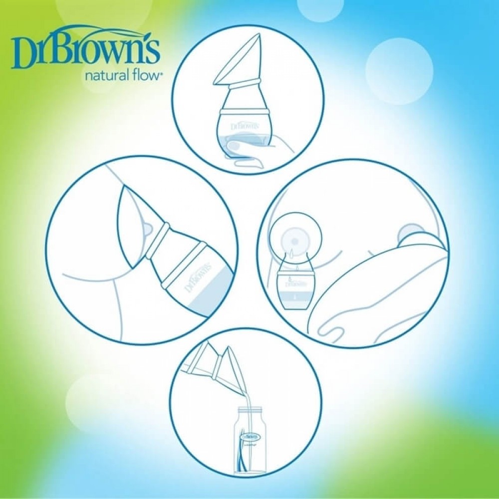 Χειροκίνητο Θήλαστρο Dr. Brown's Milk Flow Breast Pump