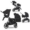 Καρότσι Διδύμων Eurocart EasyGo Duoflex Ebony Black (2+2) Καρότσι Διδύμων Eurocart EasyGo Duoflex Ebony Black (2+2)