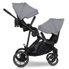 Καρότσι Διδύμων Eurocart EasyGo Duoflex Cloudy Grey Καρότσι Διδύμων Eurocart EasyGo Duoflex Cloudy Grey