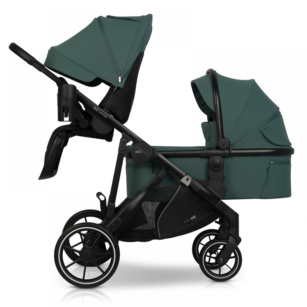 Καρότσι Διδύμων Eurocart EasyGo Duoflex Sage Green Καρότσι Διδύμων Eurocart EasyGo Duoflex Sage Green