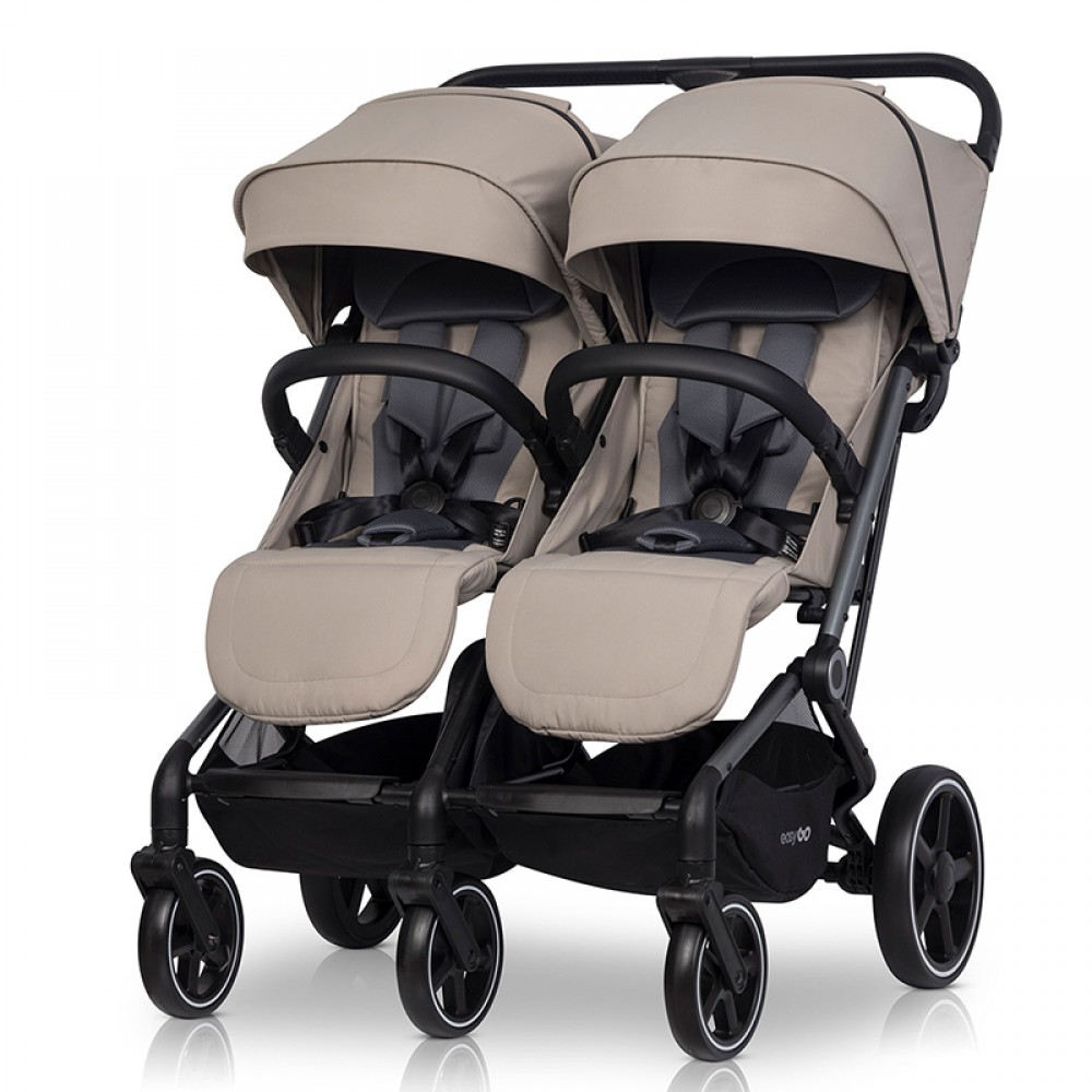 Καρότσι Διδύμων Eurocart EasyGo Echo Savana Beige