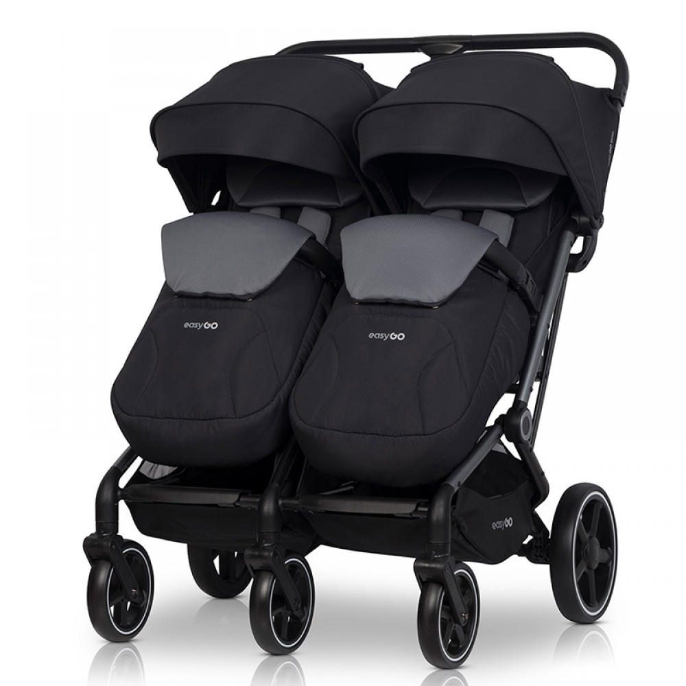 Καρότσι Διδύμων Eurocart EasyGo Echo Ebony Black