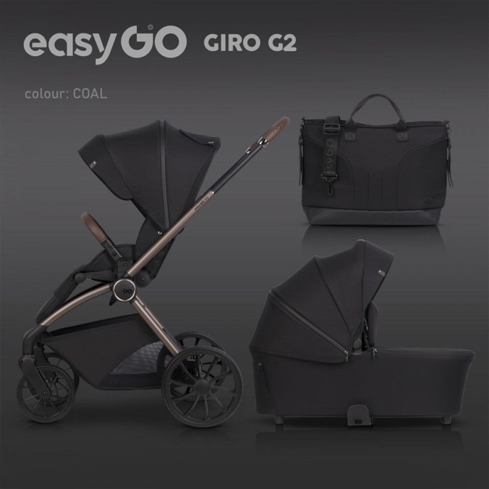 Πολυκαρότσι EasyGo Giro G2 2in1 Coal