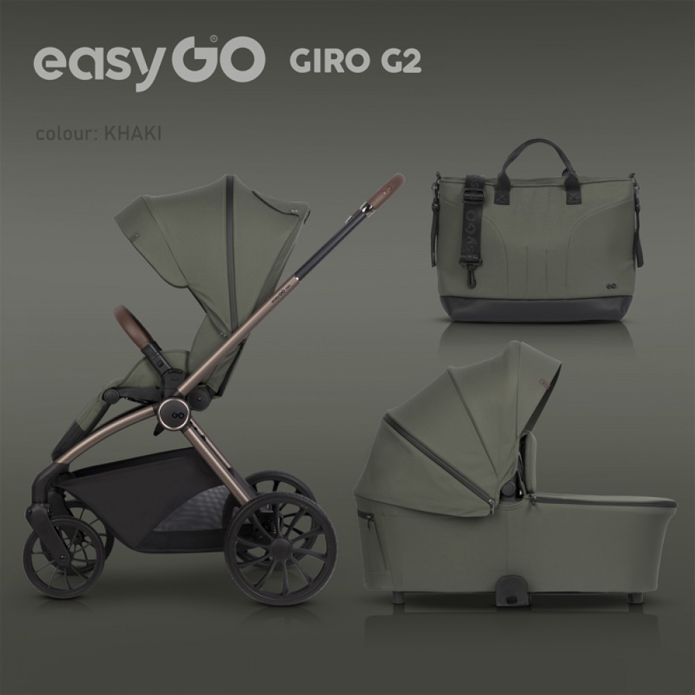 Πολυκαρότσι EasyGo Giro G2 2in1 Khaki