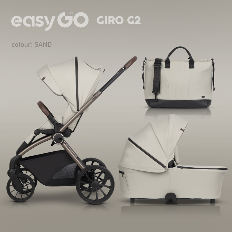 Πολυκαρότσι EasyGo Giro G2 2in1 Sand