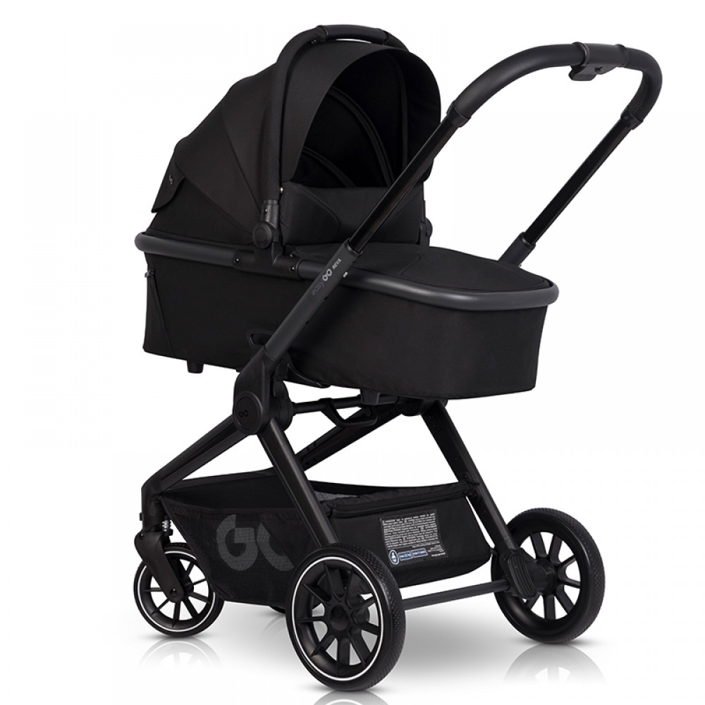 Καρότσι Eurocart EasyGo Reva 2in1 Ebony Black Καρότσι Eurocart EasyGo Reva 2in1 Ebony Black