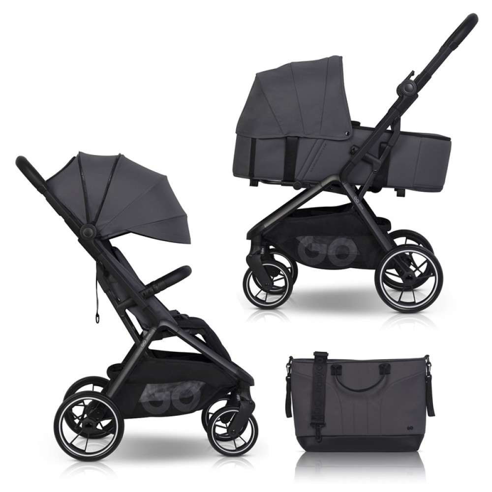 Καρότσι Eurocart EasyGo Zoya 2in1 Cloudy Grey Καρότσι Eurocart EasyGo Zoya 2in1 Cloudy Grey