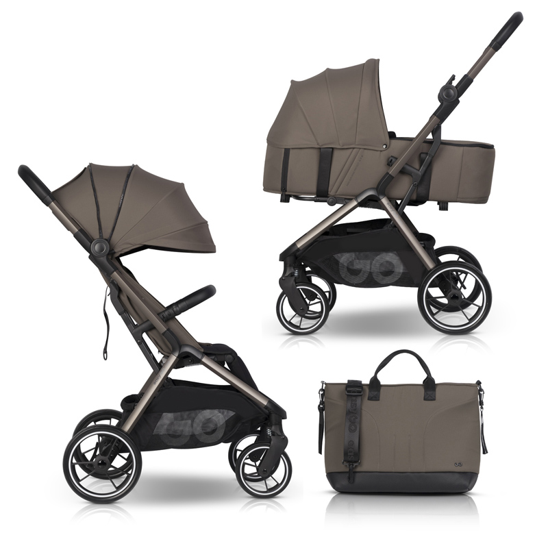 Καρότσι Eurocart EasyGo Zoya 2in1 Mokka