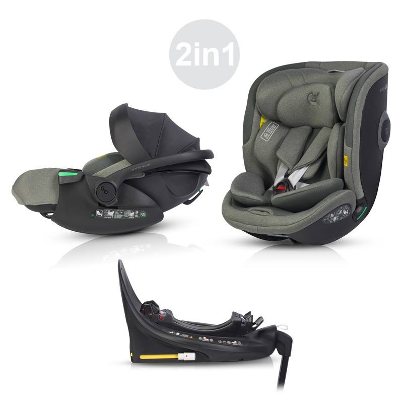 Σετ Καθισμάτων Αυτοκινήτου EasyGo 2in1 Buz Xtd Pro i Buz Pro Body Greener