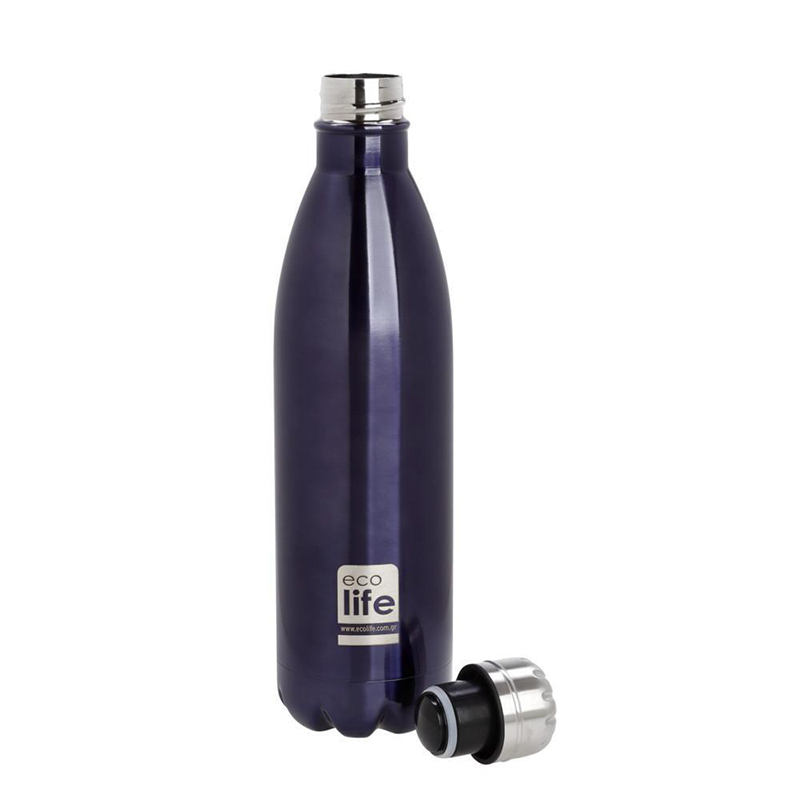 Μεταλλικός θερμός EcoLife 750ml Purple