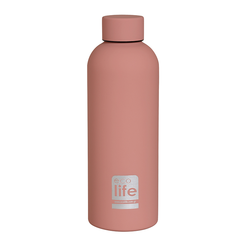 Μεταλλικός Θερμός EcoLife 500ml Dusty Pink