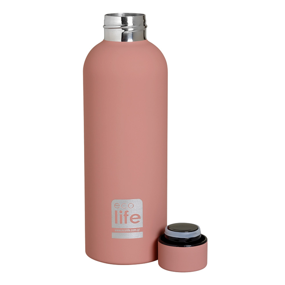 Μεταλλικός Θερμός EcoLife 500ml Dusty Pink