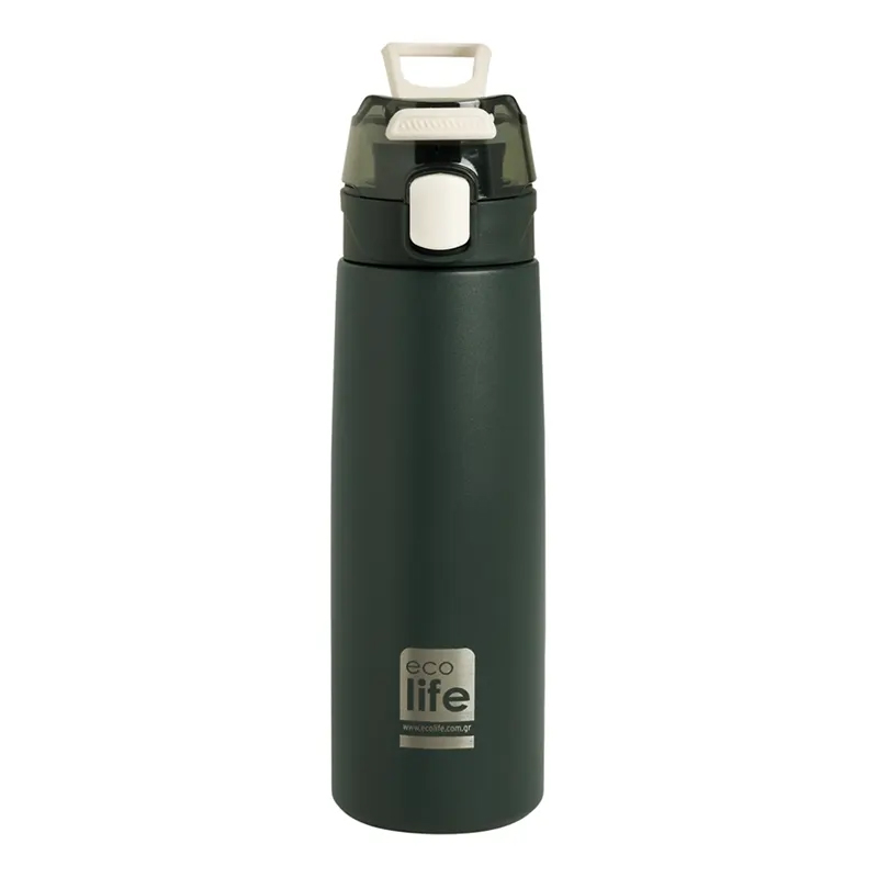 Μεταλλικό Μπουκάλι Θερμός EcoLife 550ml Dark Green
