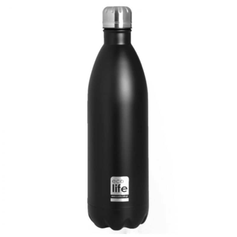 Παγούρι Θερμός Ecolife 1LT Black