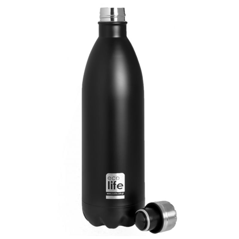 Παγούρι Θερμός Ecolife 1LT Black