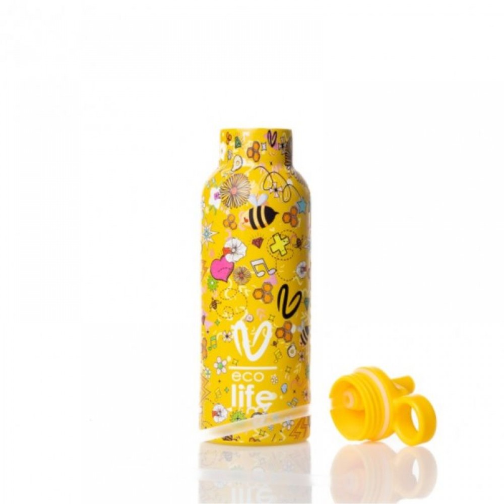 Παγούρι Θερμός Ecolife 500ml Vasiliki Joy Παγούρι Θερμός Ecolife 500ml Vasiliki Joy