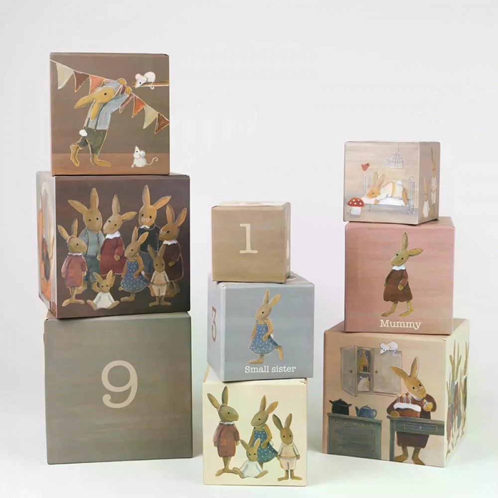 Εκπαιδευτικό Παιχνίδι Πυραμίδα Egmont Τoys Rabbit Family