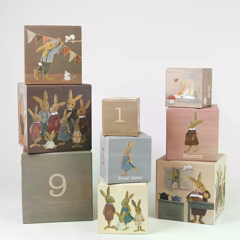 Εκπαιδευτικό Παιχνίδι Πυραμίδα Egmont Τoys Rabbit Family