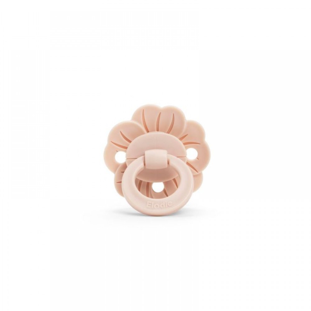 Πιπίλα Σιλικόνης Elodie Details Binky Bloom Powder Pink 3m+