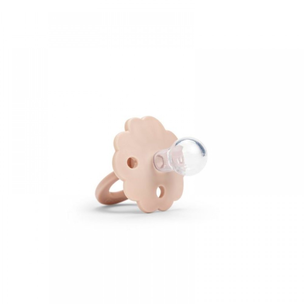 Πιπίλα Σιλικόνης Elodie Details Binky Bloom Powder Pink 3m+