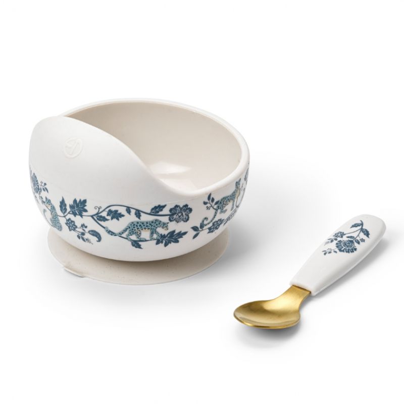 Σετ Φαγητού Σιλικόνης Elodie Details Garden Leo Toile (2τεμ.)