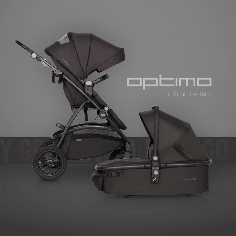 Πολυκαρότσι Eurocart EasyGo Optimo 3 in 1 Basalt