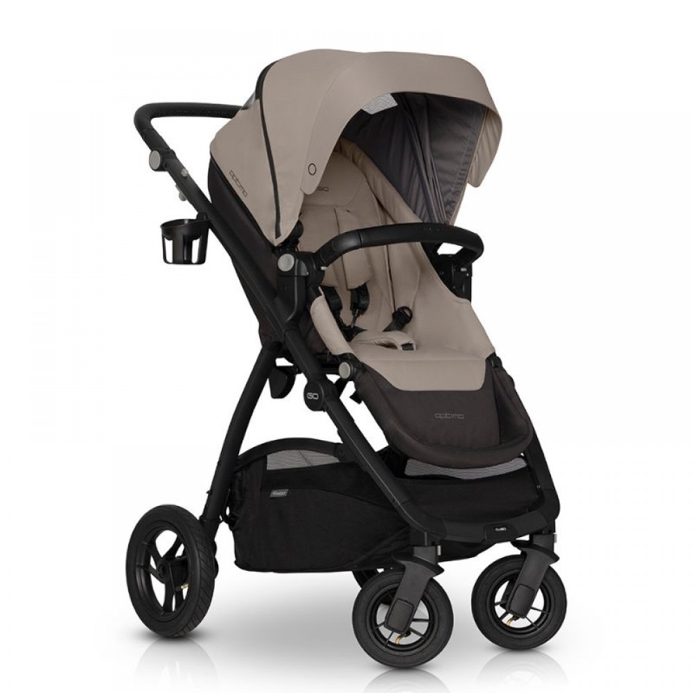 Πολυκαρότσι Eurocart EasyGo Optimo 2 in 1 Taupe