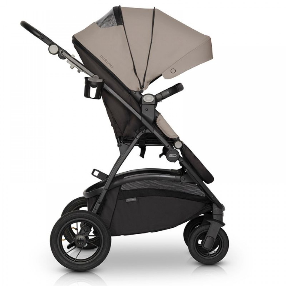 Πολυκαρότσι Eurocart EasyGo Optimo 3 in 1 Taupe