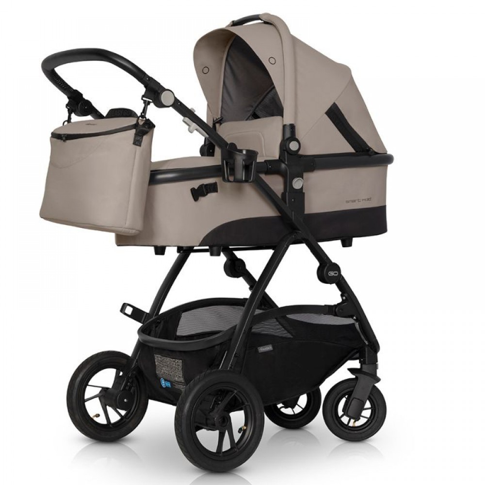 Πολυκαρότσι Eurocart EasyGo Optimo 3 in 1 Taupe