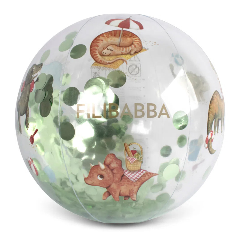 Μπάλα Θαλάσσης Filibabba Dino Beach Confetti