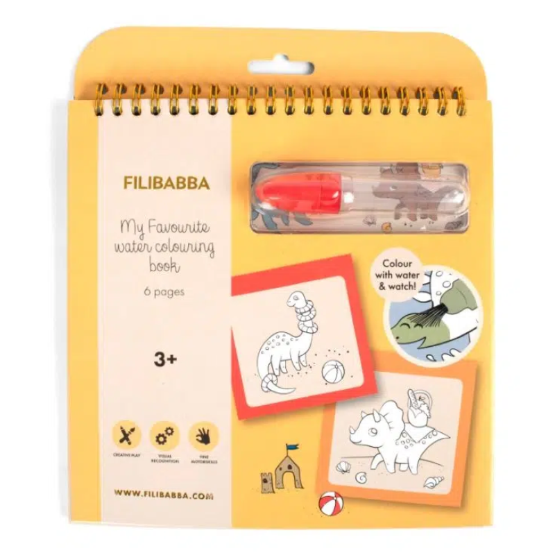Βιβλίο Ζωγραφικής Με Νερό Filibabba Dinos
