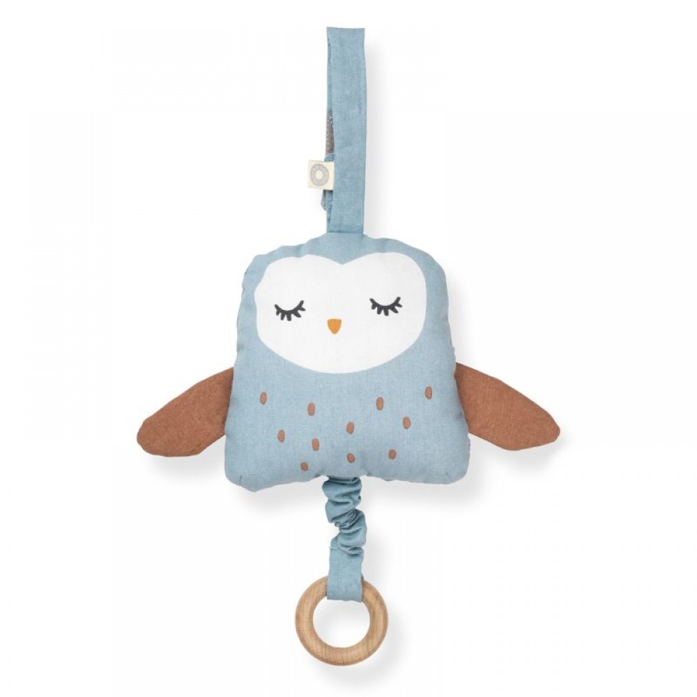 Κρεμαστό Μουσικό Παιχνίδι Franck & Fischer Ugla Owl Blue Κρεμαστό Μουσικό Παιχνίδι Franck & Fischer Ugla Owl Blue