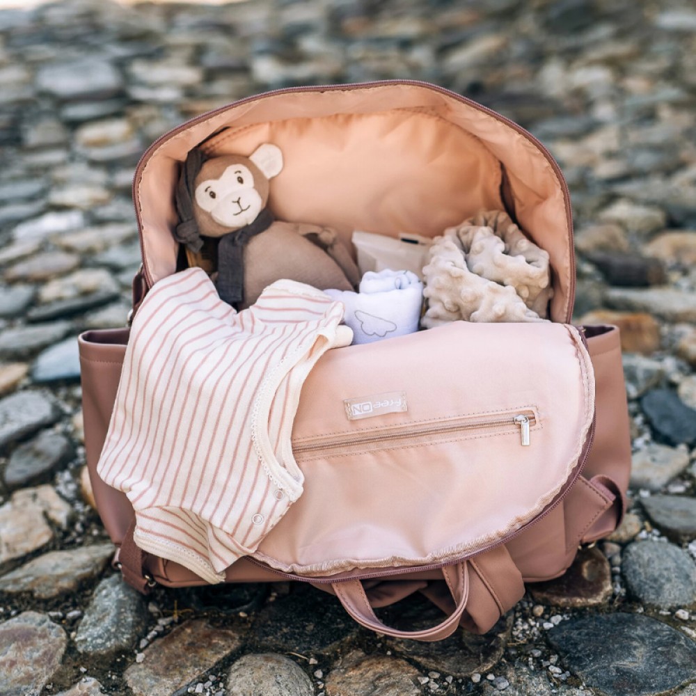 Τσάντα Αλλαξιέρα FreeOn Glamour Dusty Pink Τσάντα Αλλαξιέρα FreeOn Glamour Dusty Pink
