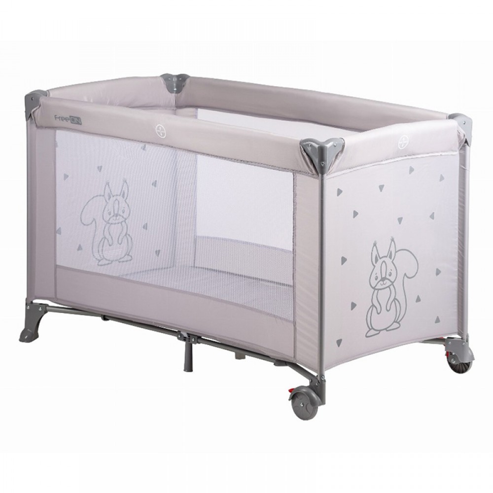Παρκοκρέβατο FreeOn Travel Cot Nap 1 Layer Grey