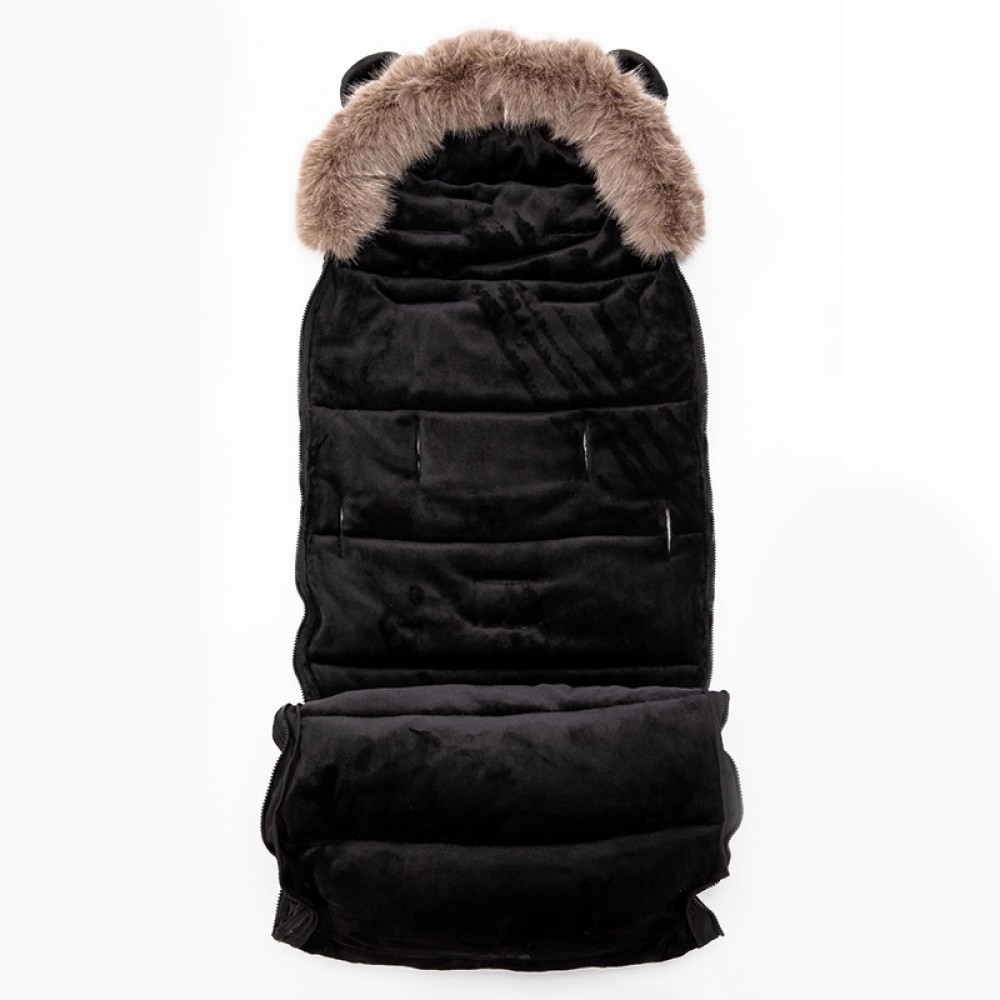 Αδιάβροχος Ποδόσακος Καροτσιού FreeOn Arctic Black