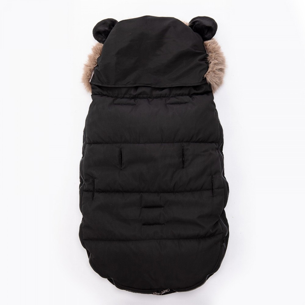 Αδιάβροχος Ποδόσακος Καροτσιού FreeOn Arctic Black