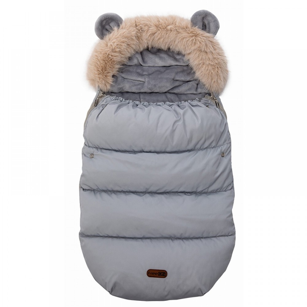 Αδιάβροχος Ποδόσακος Καροτσιού FreeOn Arctic Grey