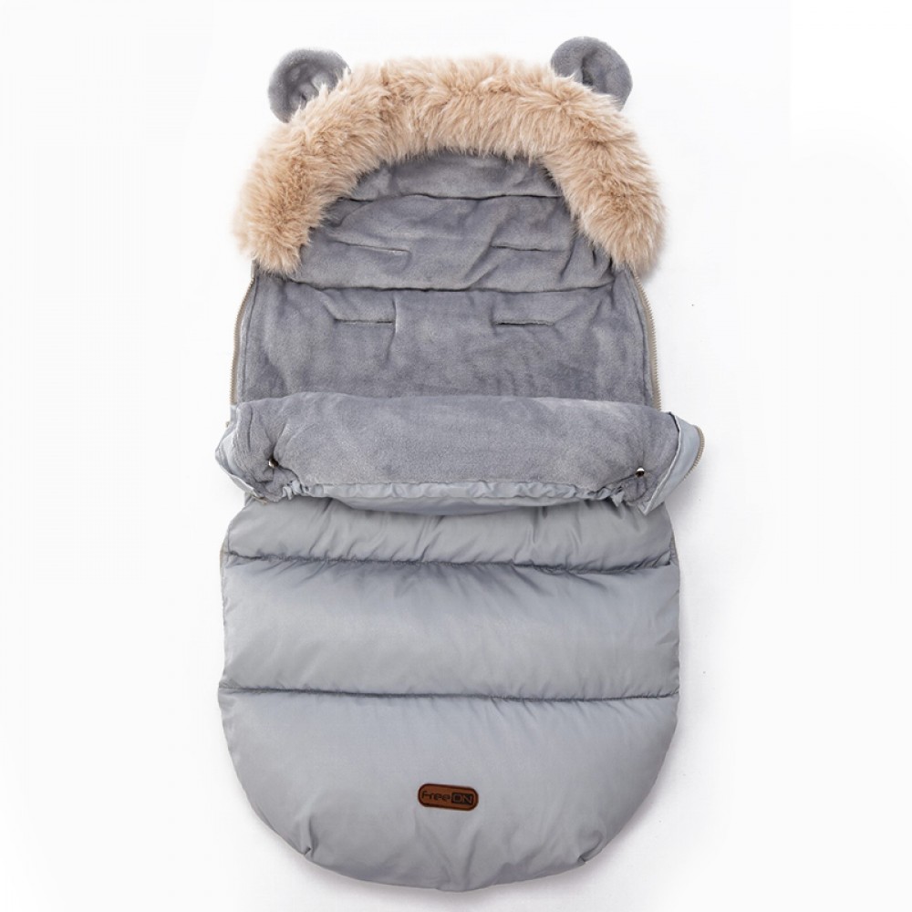 Αδιάβροχος Ποδόσακος Καροτσιού FreeOn Arctic Grey