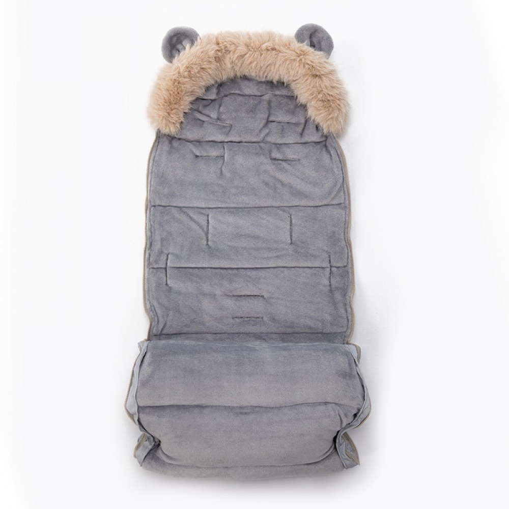 Αδιάβροχος Ποδόσακος Καροτσιού FreeOn Arctic Grey