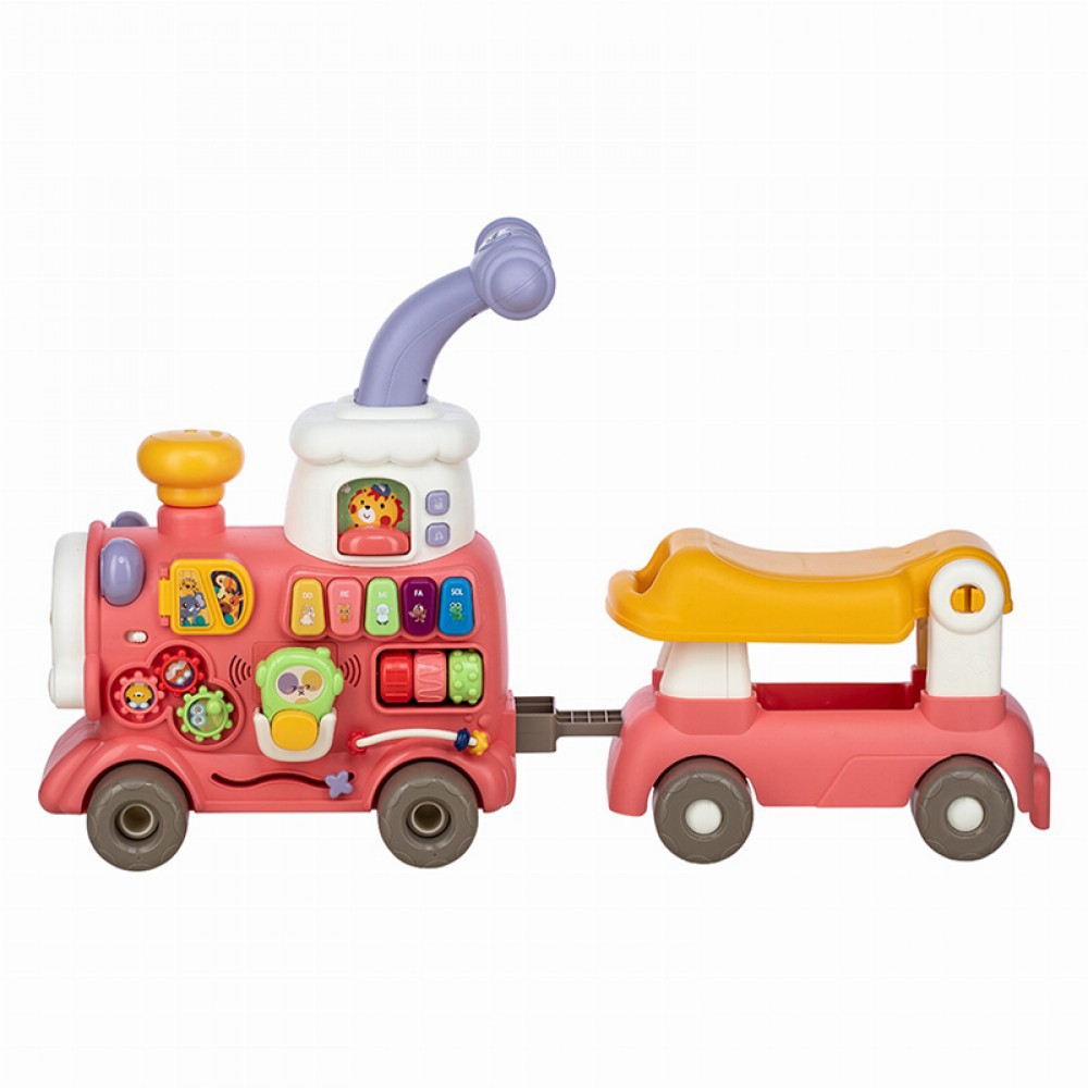 Περπατούρα FreeOn 5in1 Magic Train Pink