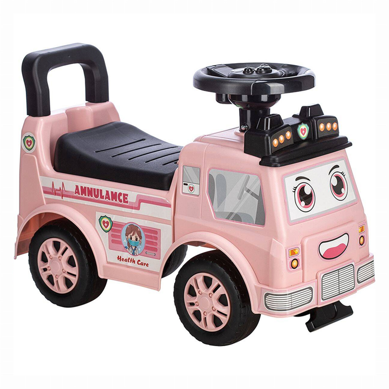 Περπατούρα FreeOn Ασθενοφόρο Ride On Pink