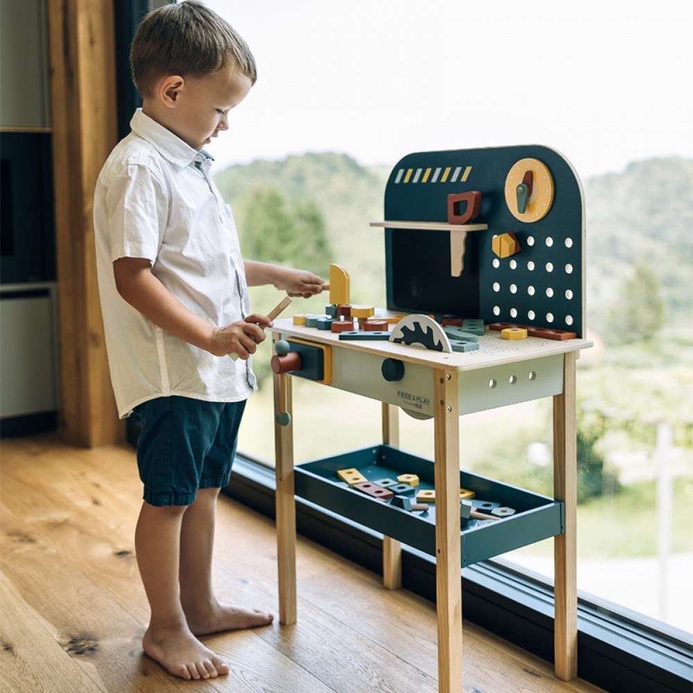 Ξύλινος Πάγκος Εργασίας FreeOn