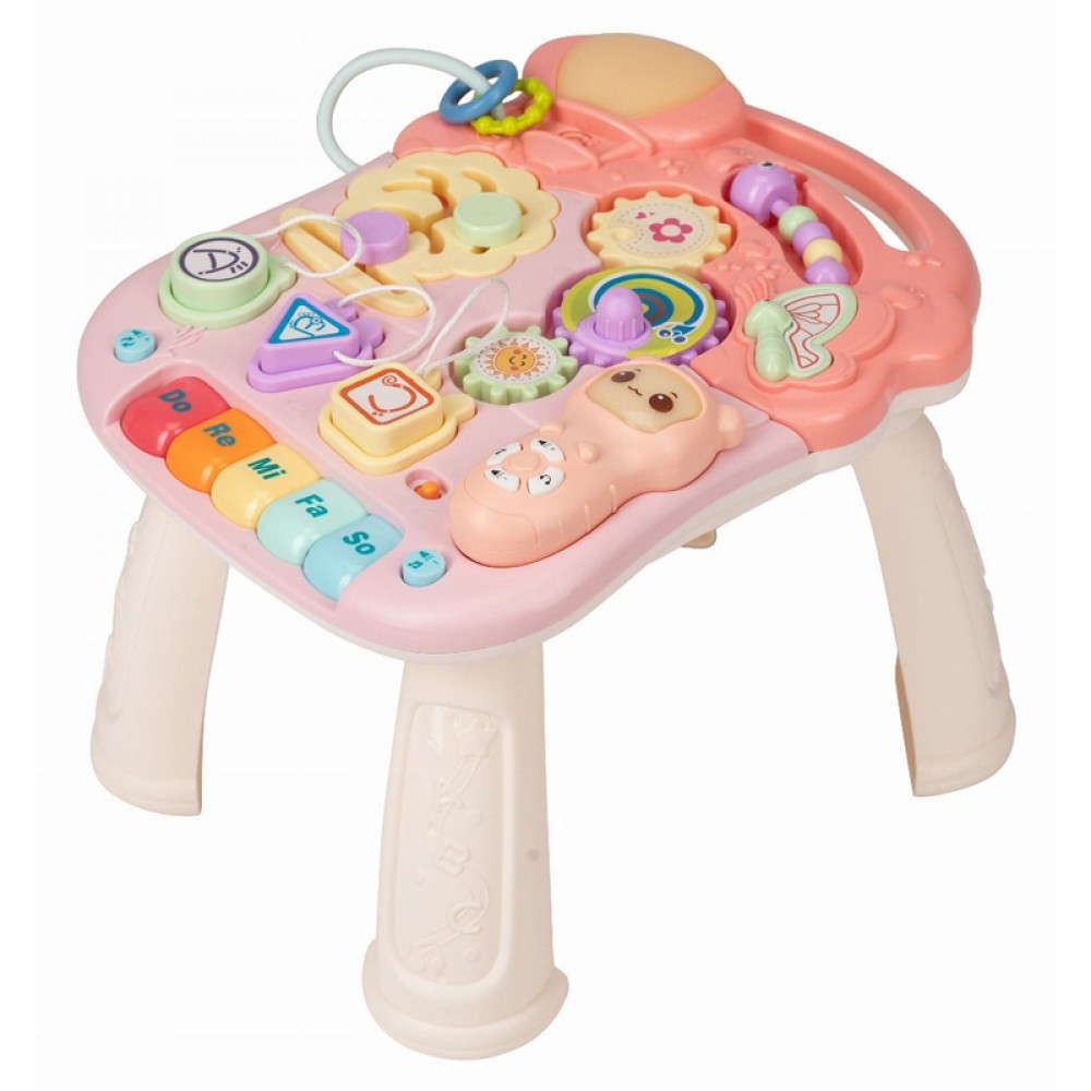 Στράτα - Τραπεζάκι Δραστηριοτήτων FreeOn Walk & Play 2in1 Pink