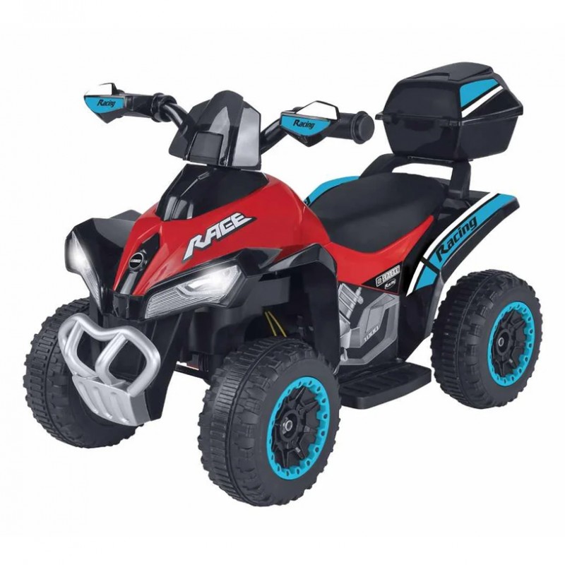 Ηλεκτροκίνητη Γουρούνα Globo Quad B/O 6V Red