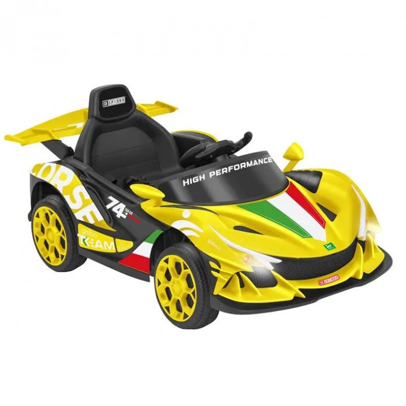 Ηλεκτροκίνητο Αυτοκίνητο Globo Sport BT Li-ion 4.5 AH Yellow