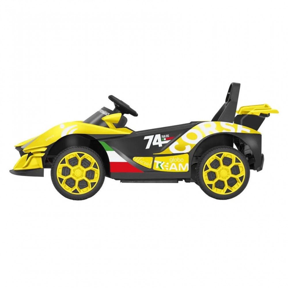 Ηλεκτροκίνητο Αυτοκίνητο Globo Sport BT Li-ion 4.5 AH Yellow