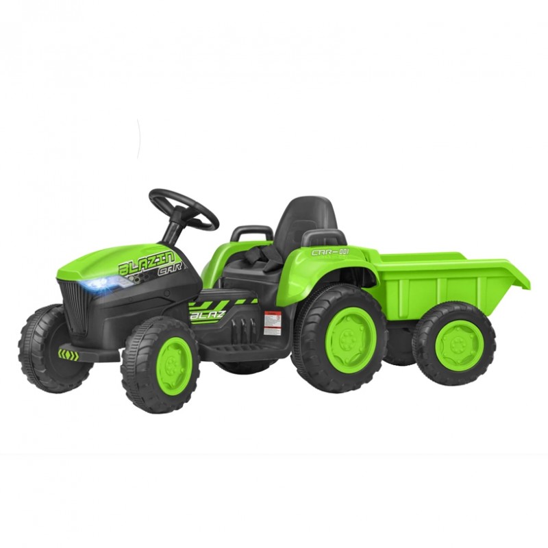 Ηλεκτροκίνητο Τρακτέρ με Καρότσα Globo Spidko R/C 12V Green