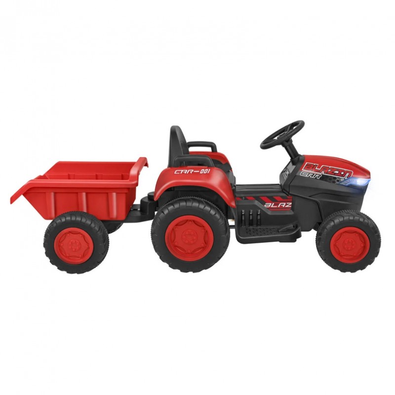Ηλεκτροκίνητο Τρακτέρ με Καρότσα Globo Spidko R/C 12V Red